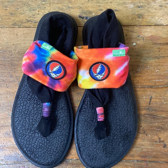 Sanuk Shoes - Grateful Dead Sanuk Womens Yoga Sling 2 - Size 6